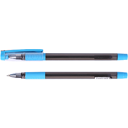 Ручка "DAR" 0.7 синяя с резинкой
