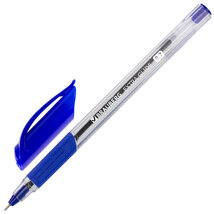 Ручка "BRAUBERG"синяя 0,7мм,масло. рез.встав