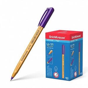 Ручка "EK" U-11 фиолетовая, шариковая