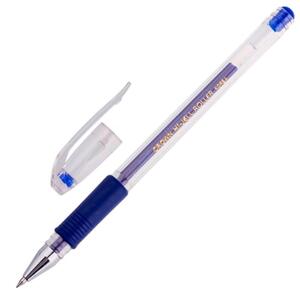 Ручка гелевая голубая (CROWN)