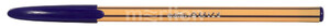 Ручка "CELLO" 0,7мм синяя, однораз, полосат.корпус.