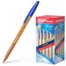 Ручка "EK" R-301 синяя шариковая AMBER Stick