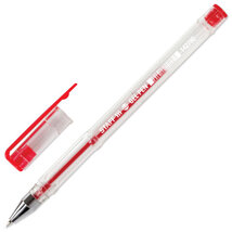 Ручка гелевая красная 0.5мм "STAFF Basic" GP-789