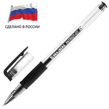 Ручка гелевая черная "PATRIOT-GT "BRAUBERG" 0.4мм																														 																														 																														
