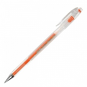 Ручка гелевая оранж. (CROWN)