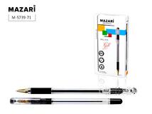 Ручка "черная MAZARI Gold" 0.5 шариковая