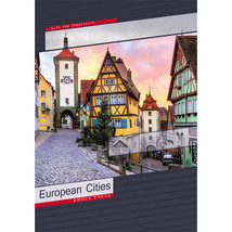 Книга учета 120л клетка Европейский город
