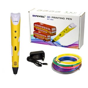 Ручка 3D Myriwell RP100A  ABS желтая																														 																														 																														