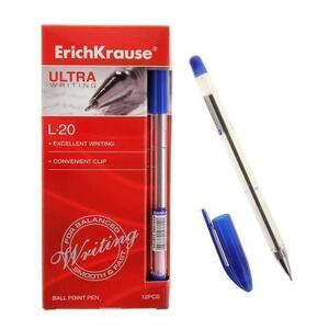 Ручка "EK" Ультра L-20 игол синяя 0,7м шариковая