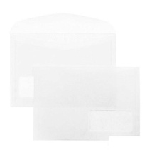 Конверт С5 белый с окном силик. с зап. 162*229мм