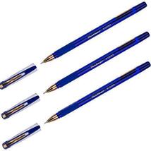 Ручка "Berlingo Gold" 0.7 игла синяя с резинкой
